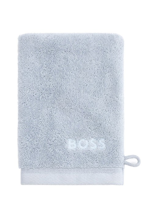 BOSS Loft washand - 700g/m² - 15 x 21 cm  - voorkant iceblue
