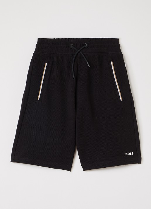 BOSS Loose fit korte broek met logo
