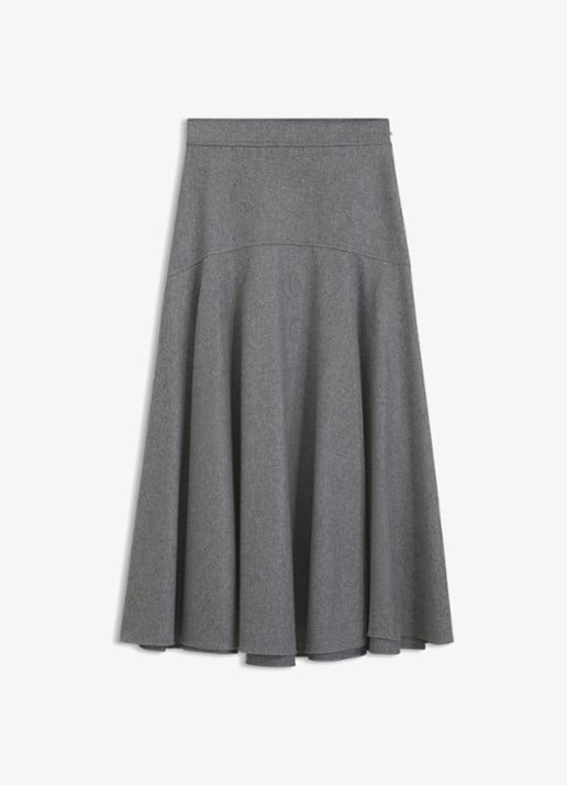 BOSS Midi rok met plooien