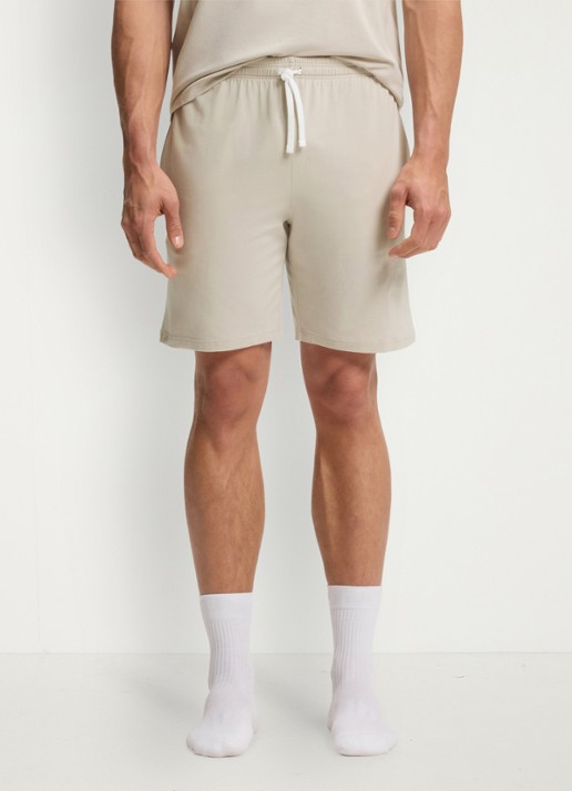 BOSS Mix&Match loose fit korte broek van sweatstof met steekzakken