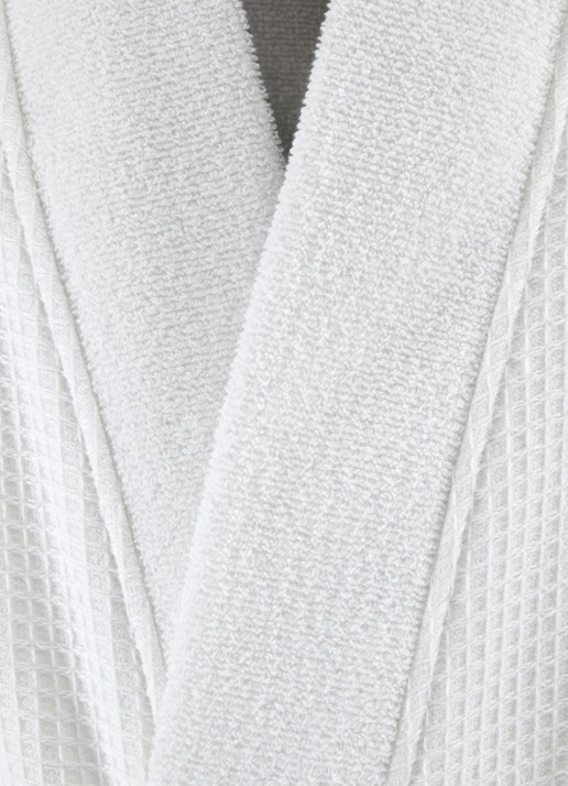 BOSS Onsen badjas - detail 3 wit