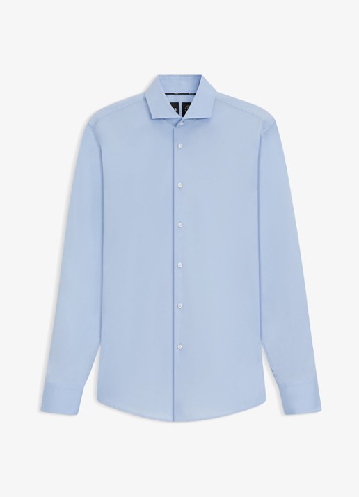 BOSS P-Hank-Spread slim fit overhemd - voorkant lichtblauw