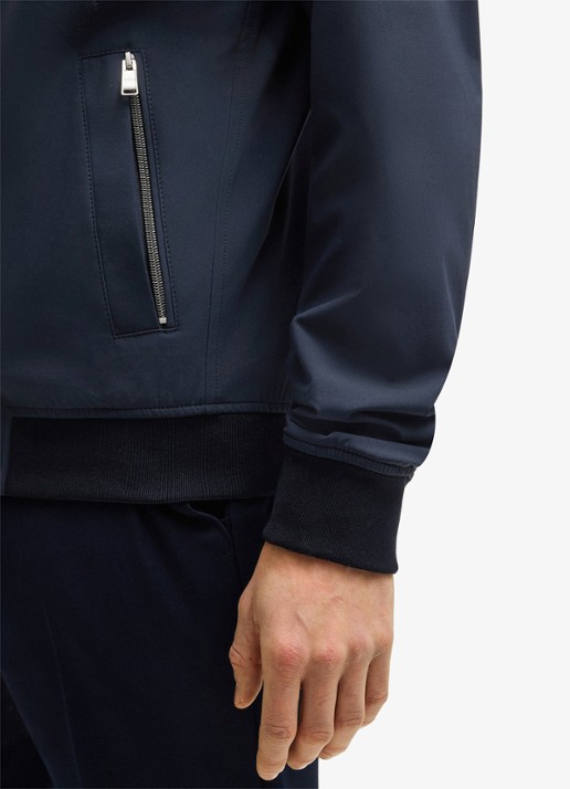 BOSS P-Hanry bomberjack met ritszakken - detail 5 donkerblauw