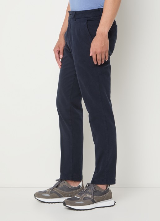 BOSS P-Kaiton slim fit chino  - detail 2 donkerblauw