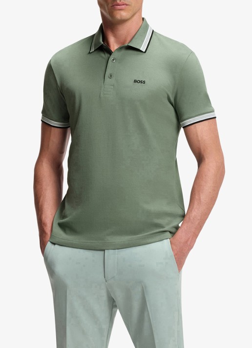 BOSS Paddy-polo van katoenpiqué