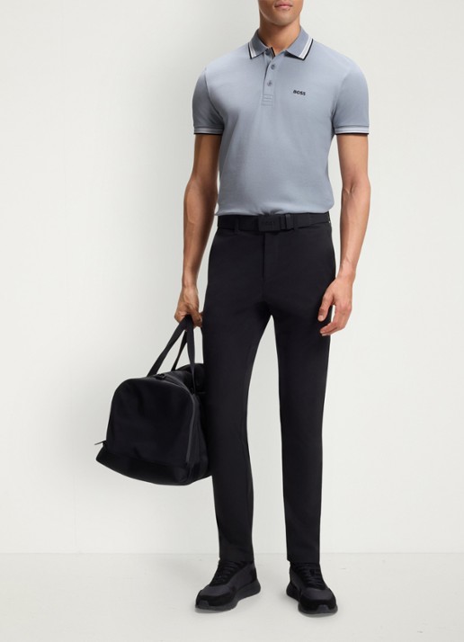 BOSS Paddy-polo van katoenpiqué