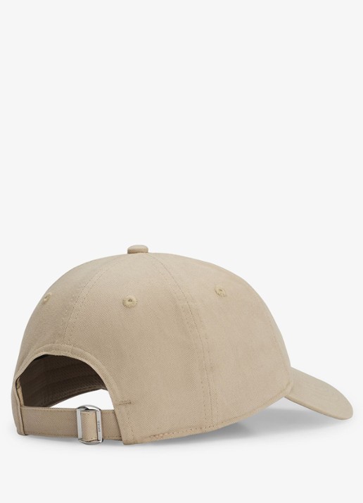 BOSS Pet met logoborduring - achterkant beige