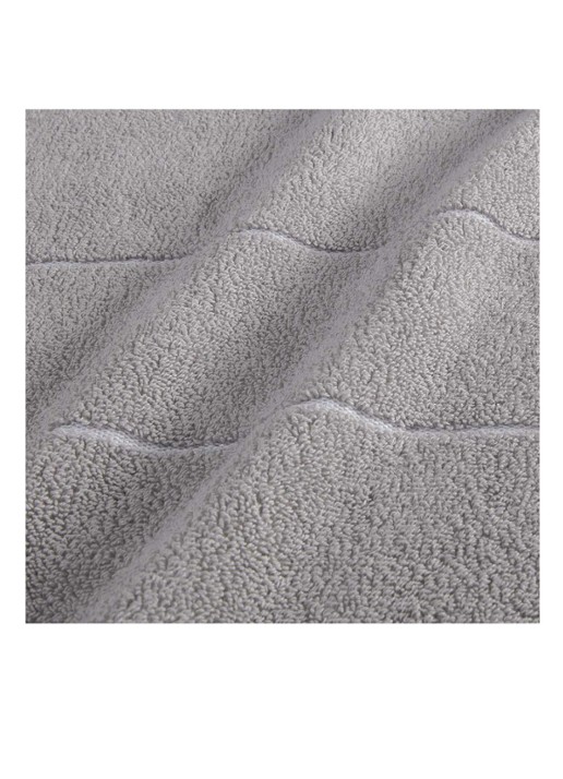 BOSS Plain badhanddoek - 600 g/m2 - 50 x 100 cm - detail 5 grijs