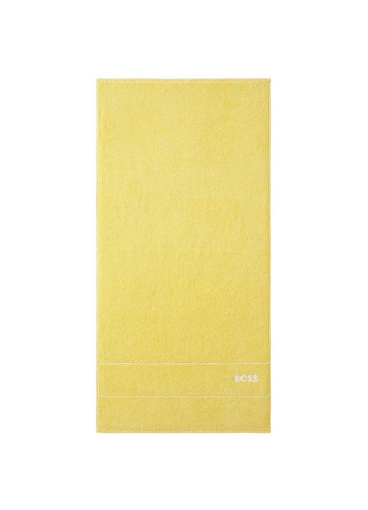 BOSS Plain badhanddoek - 600 g/m2 - 50 x 100 cm - voorkant geel