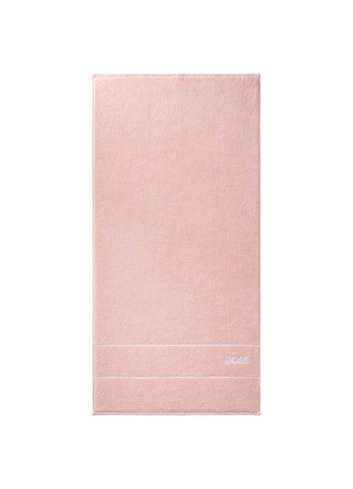 BOSS Plain badhanddoek - 600 g/m2 - 50 x 100 cm - voorkant 4 lichtroze