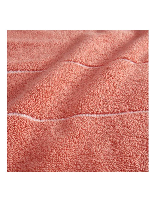 BOSS Plain badhanddoek - 600 g/m2 - 50 x 100 cm - detail 5 abrikoos