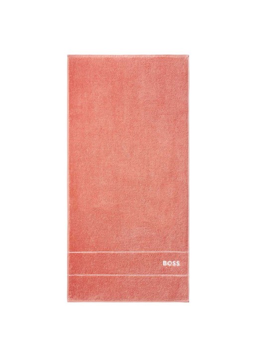BOSS Plain badhanddoek - 600 g/m2 - 50 x 100 cm - voorkant abrikoos