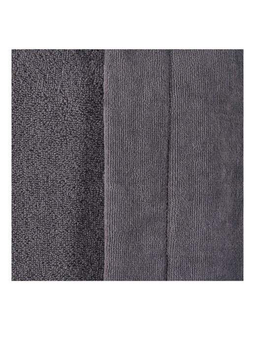 BOSS Plain badjas van katoen - detail 6 grijs