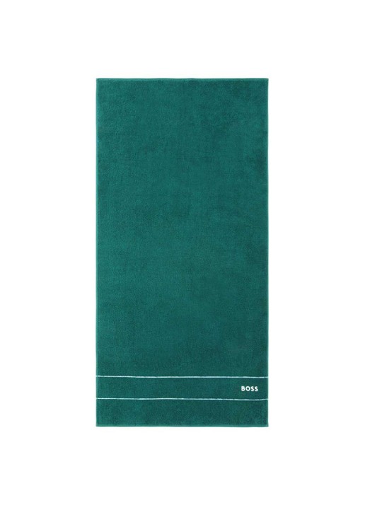 BOSS Plain badlaken - 600 gr/m2 - 100 x 150 cm - voorkant 4 donkergroen
