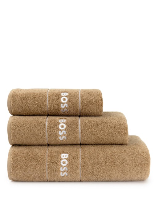 BOSS Plain badlaken - 600 gr/m2 - 100 x 150 cm - achterkant bruin