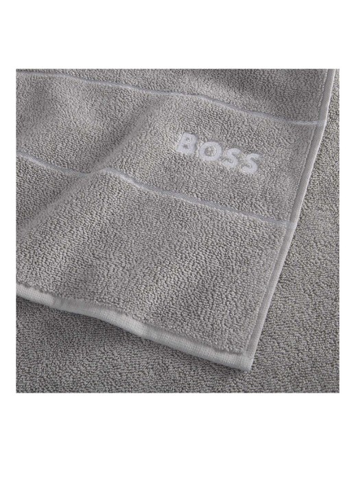 BOSS Plain badlaken - 600 gr/m2 - 70 x 140 cm - detail 3 grijs