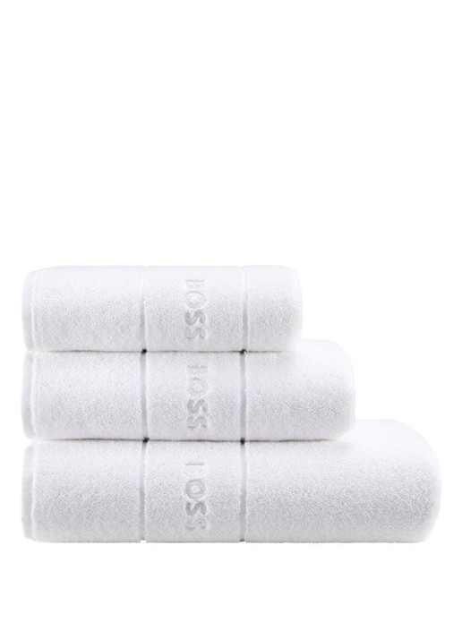 BOSS Plain badlaken - 600 gr/m2 - 70 x 140 cm - voorkant 2 wit