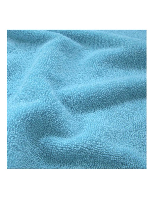 BOSS Plain badlaken - 600 gr/m2 - 70 x 140 cm - detail 4 aquablauw