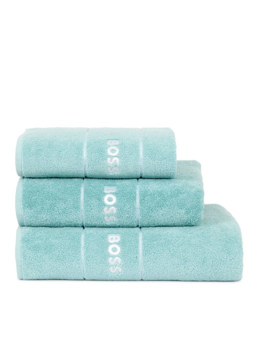 BOSS Plain badlaken - 600 gr/m2 - 70 x 140 cm - detail 4 turquoise