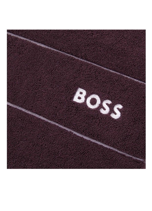 BOSS Plain gastendoek - 600 gr/m2 - 40 x 60 cm - detail 4 bordeauxrood