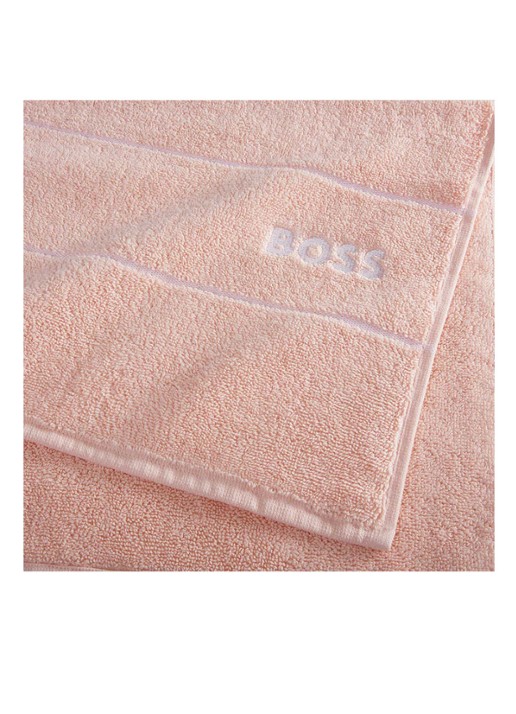 BOSS Plain gastendoek - 600 gr/m2 - 40 x 60 cm - detail lichtroze