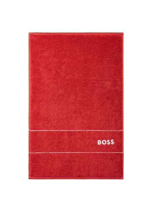 BOSS Plain gastendoek - 600 gr/m2 - 40 x 60 cm - voorkant 3 steenrood
