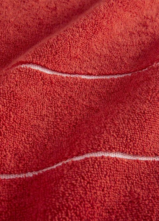 BOSS Plain gastendoek - 600 gr/m2 - 40 x 60 cm - achterkant 4 oranje