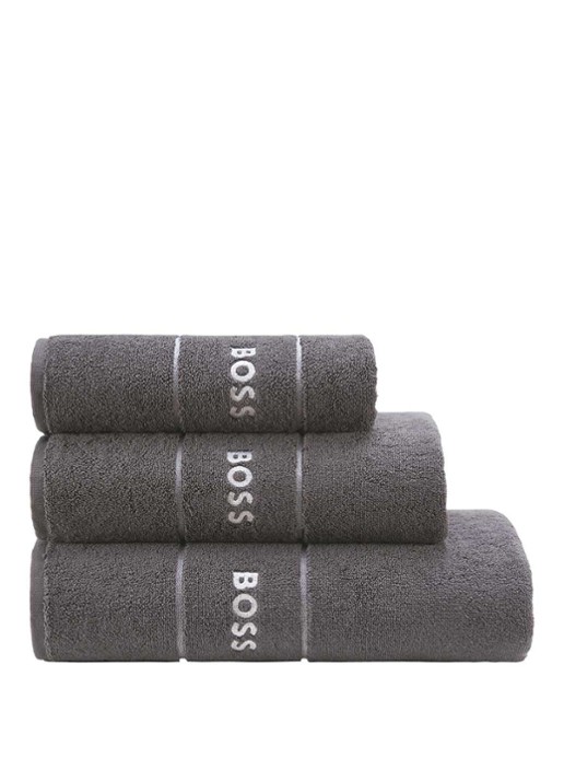 BOSS Plain gastendoek - 600 gr/m2 - 40 x 60 cm - detail 2 oranje