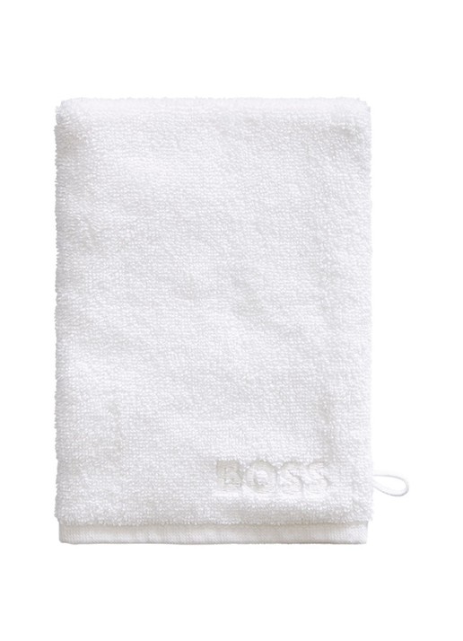 BOSS Plain washand - 600 g/m2 - 15 x 21 cm - voorkant staalblauw