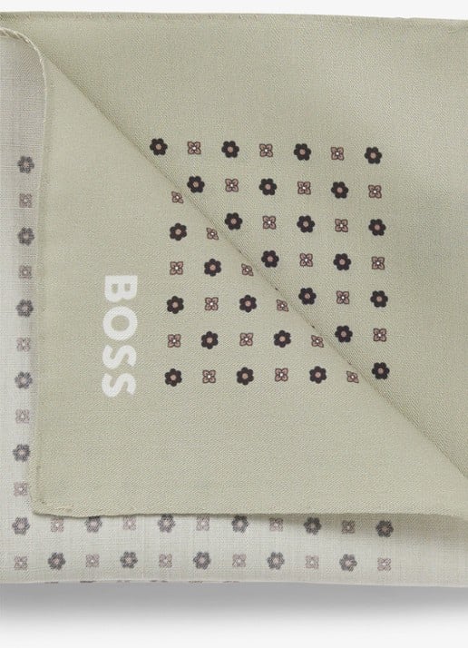 BOSS Pochet met bloemenprint