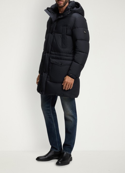 BOSS Puffer jas met capuchon