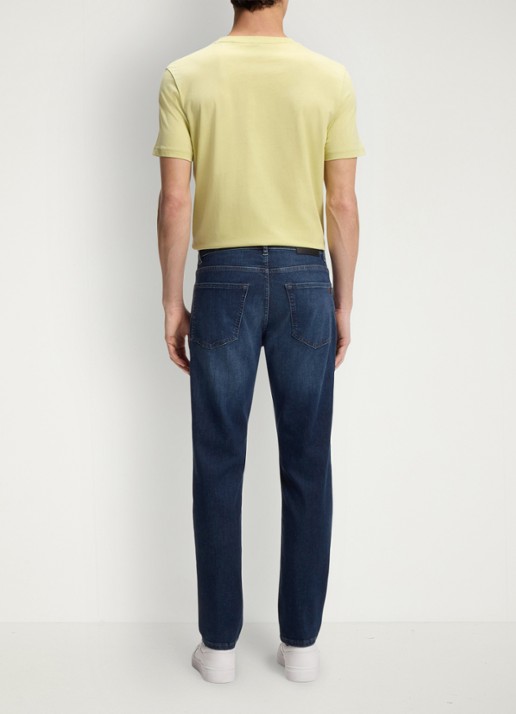 BOSS Re.Maine Bo regular fit jeans met medium wassing - achterkant 4 medium blue-420 / blauw