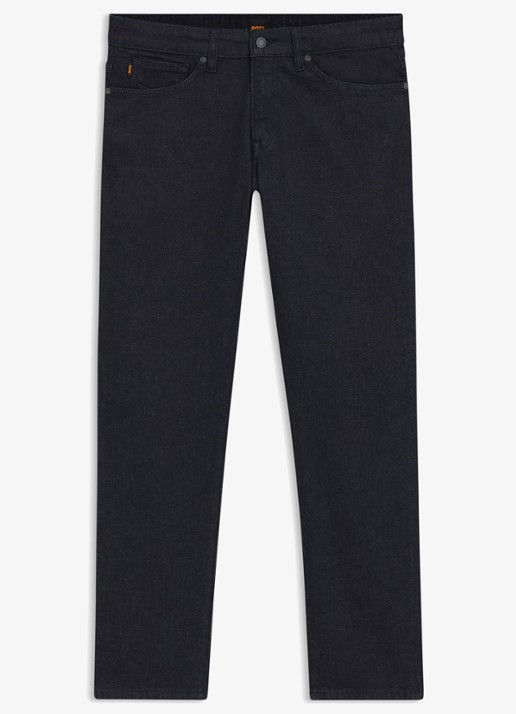 BOSS Re.maine straight leg jeans met donkere wassing - voorkant 5 indigo