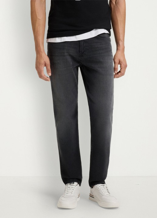 BOSS Re.Maine straight leg jeans met gekleurde wassing