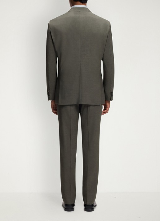 BOSS Regular fit 2-delig pak van gemêleerde stretchwol - achterkant 6 open green-347 / groen