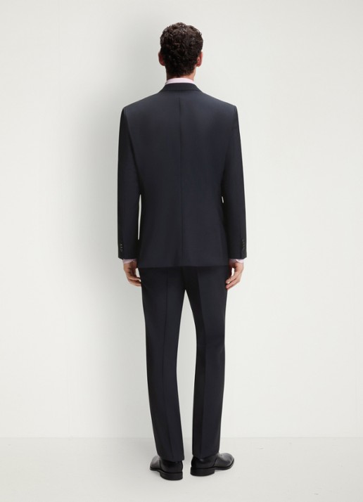 BOSS Regular fit 2-delig pak van scheerwol - achterkant 6 blauw