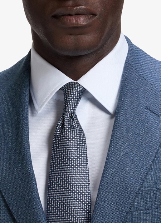 BOSS Regular fit 2-delig pak van scheerwol - detail 3 lichtblauw