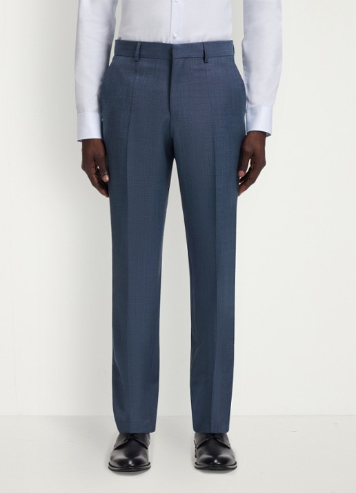 BOSS Regular fit 2-delig pak van scheerwol - detail 5 lichtblauw