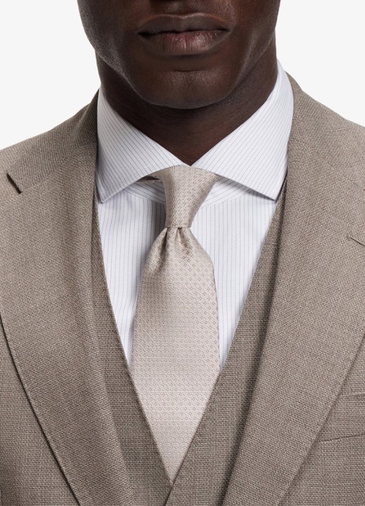 BOSS Regular fit 3-delig pak van scheerwol - detail 2 donkerbeige