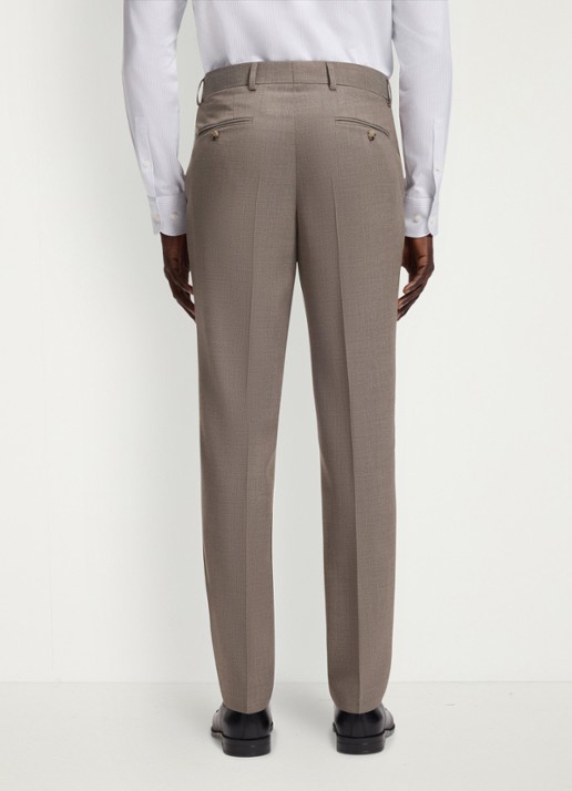 BOSS Regular fit 3-delig pak van scheerwol - detail 5 donkerbeige
