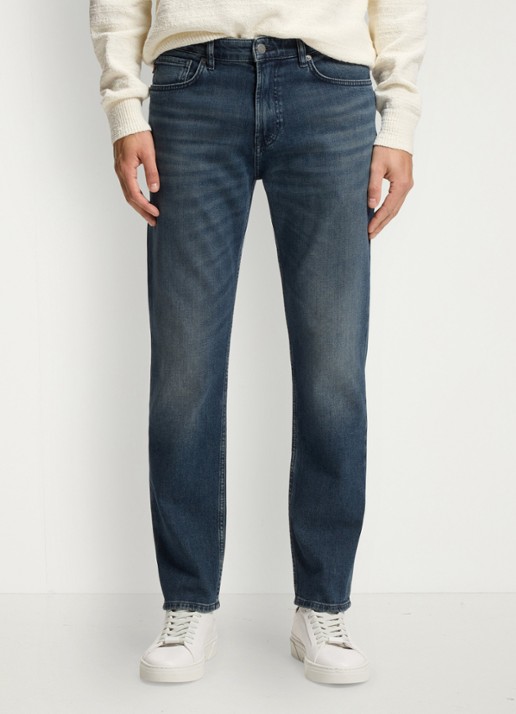 BOSS Regular fit jeans met steekzakken