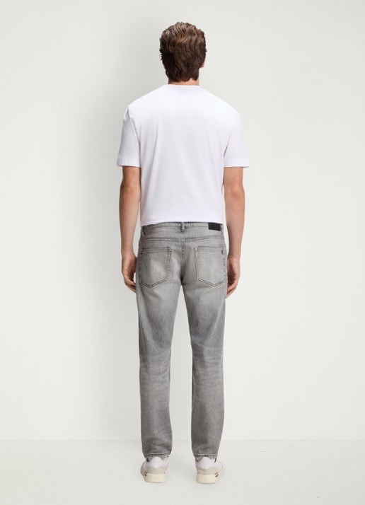 BOSS Regular fit jeans met steekzakken - detail 4 light/pastel grey-055 / grijs