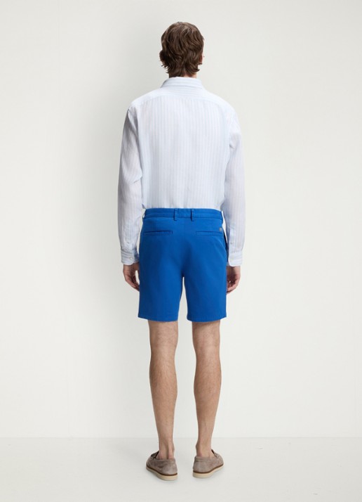 BOSS Regular fit korte broek met steekzakken - detail 4 blauw