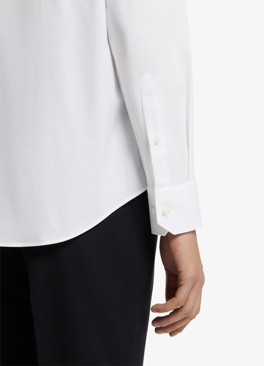 BOSS Regular fit overhemd in katoenblend - detail 5 wit