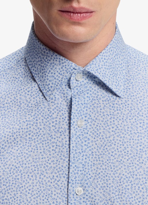 BOSS Regular fit overhemd met grafische print - detail 4 lichtblauw