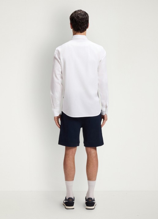 BOSS Regular fit overhemd met logo - achterkant 4 wit