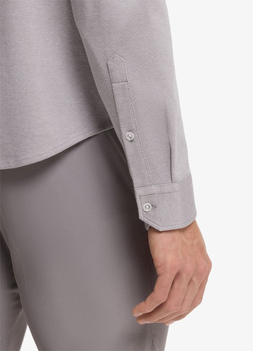 BOSS Regular fit overhemd met logo - detail 4 grijs