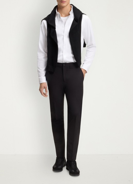 BOSS Regular fit overhemd met logo - voorkant 6 wit