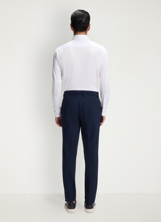 BOSS Regular fit overhemd met stretch - achterkant 3 wit