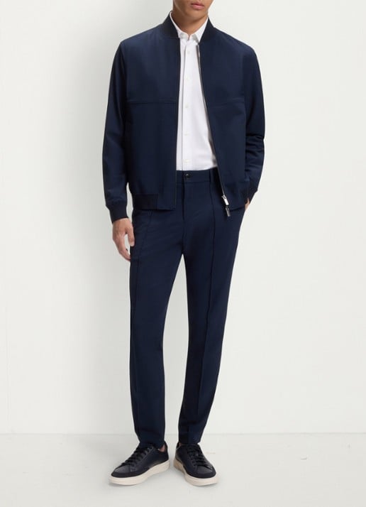BOSS Regular fit overhemd met stretch